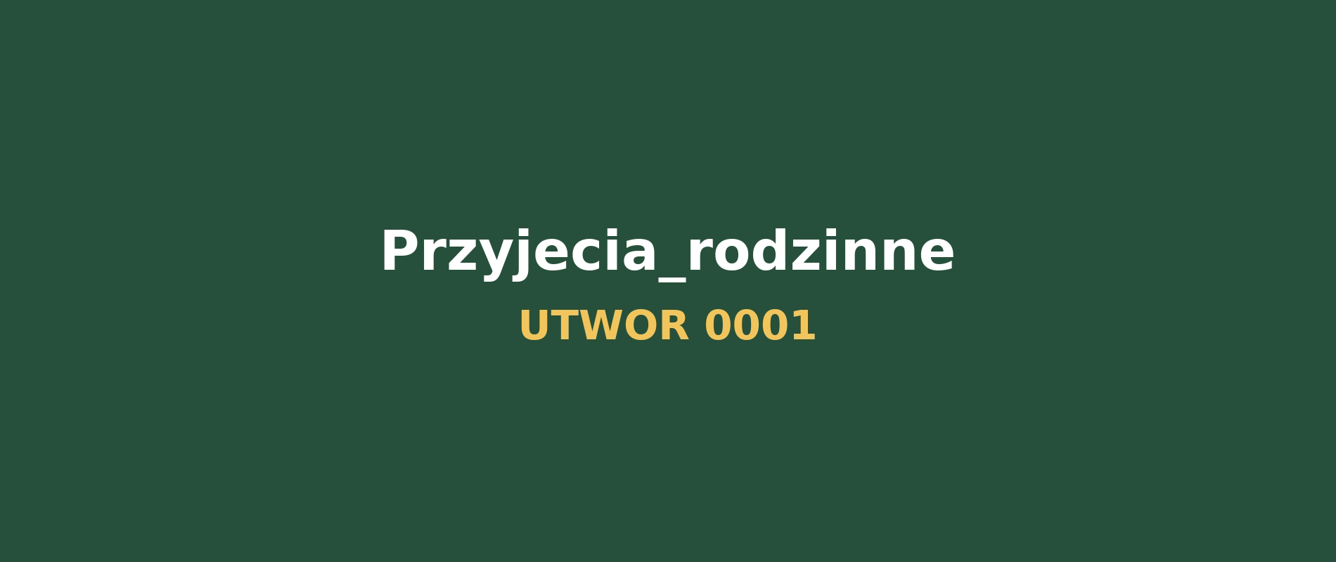 Baner piosenki rodzinnej
